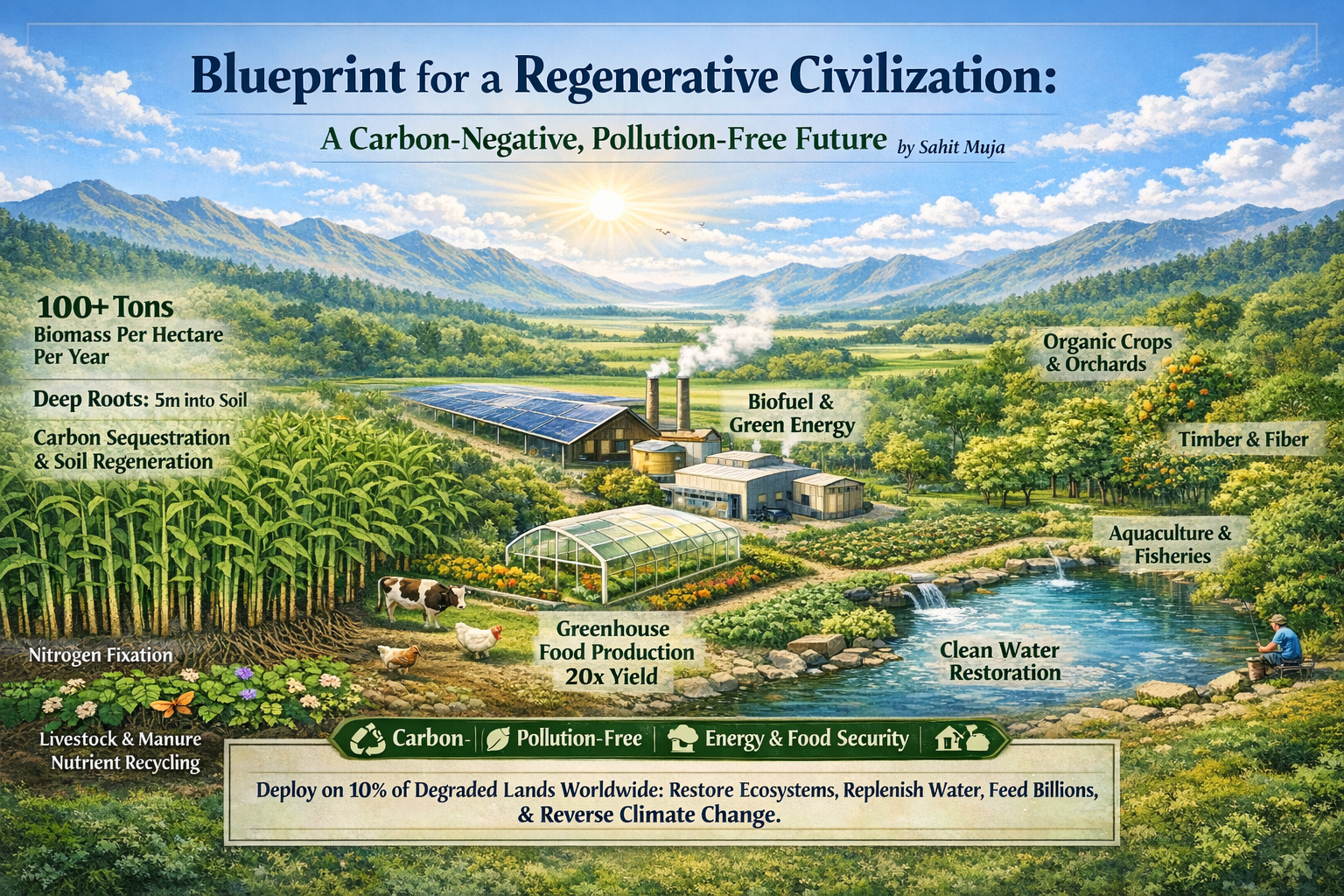 Biomass Innovation: The Path to Energy Independence, Food Security, and a Regenerative Planet